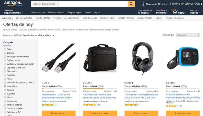 Amazon electrónica